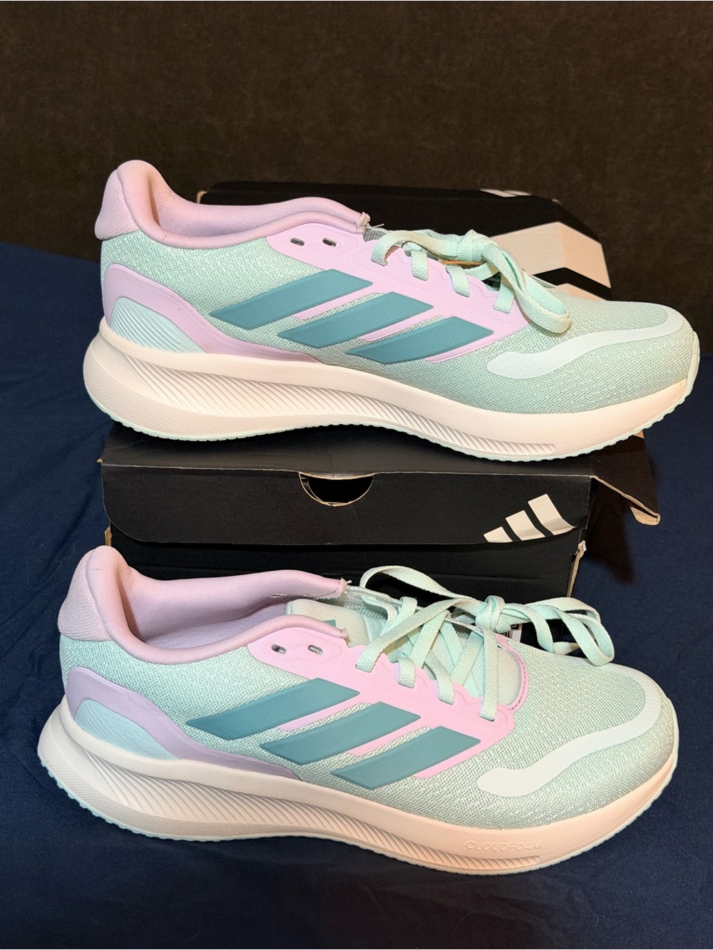 Adidas Runfalcon 5 J Kids Running Shoes – Size 6